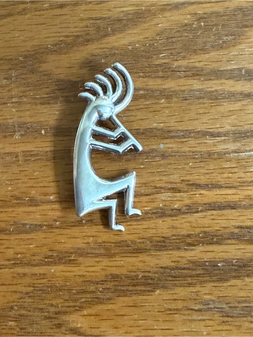 Signed Alvin Thompson Navajo Kokopelli Sterling Silver 925 Pendant Pin 14.12 Gr